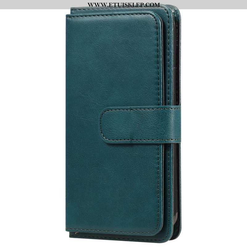 Etui Folio do Google Pixel 7 Wielofunkcyjny Uchwyt Na 10 Kart